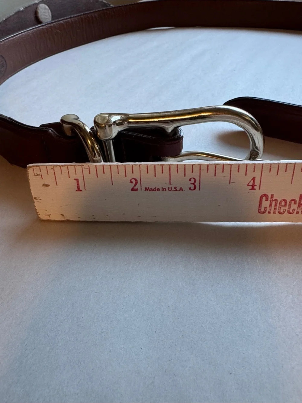 VTG Willis & Geiger Braided Leather Belt Mens 40 Brown Silver Buckle Western